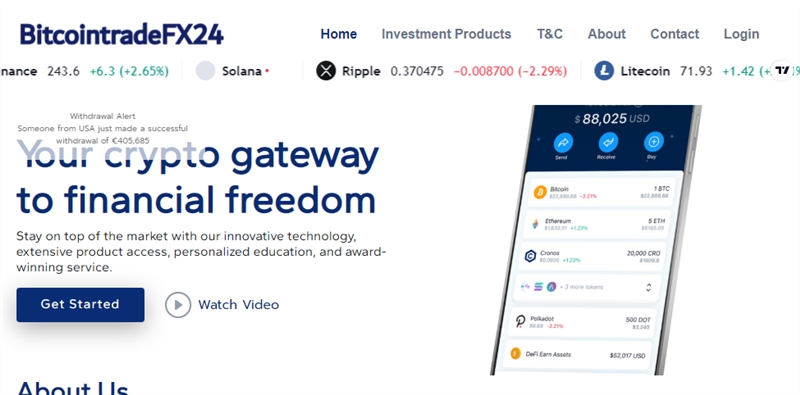 Bitcointradefx24.com отзывы