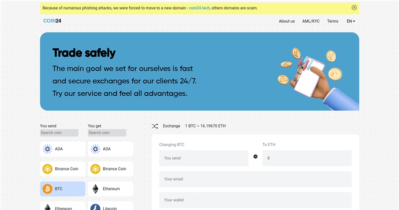 Coin24.tech отзывы
