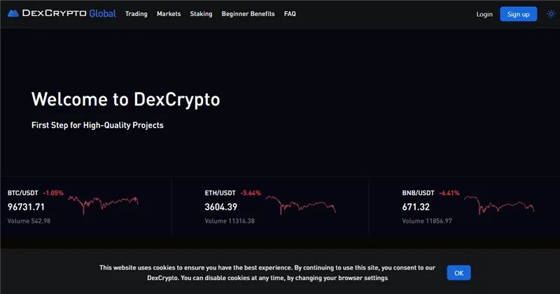 Dexcrypto.global отзывы