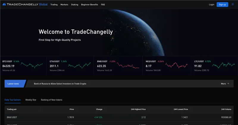 Trade-changelly.global отзывы